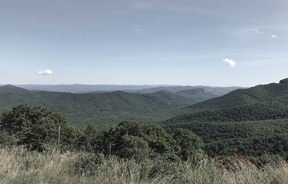 Pink Beds Overlook - on the Blue Ridge Parkway